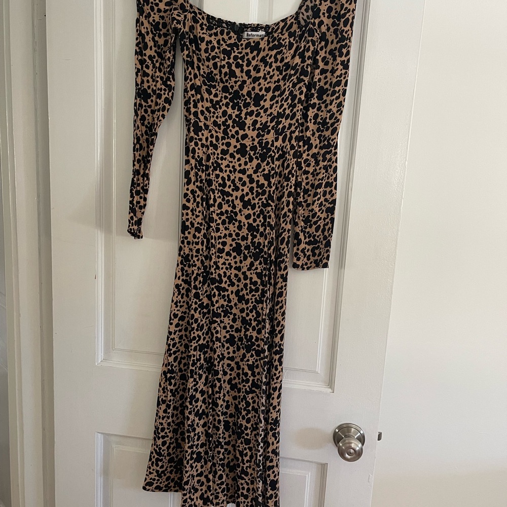 Reformation sigmund dress in the color Blitz size 0. - Picture 2 of 4